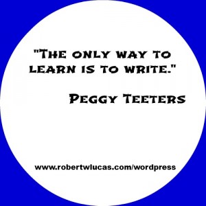 Nonfiction Writing Quote - Peggy Teeters