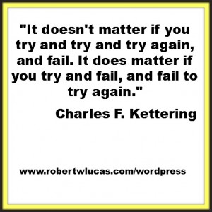 Writing Success Quote – Charles F. Kettering 